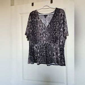 Halogen Peplum Top Size 2X